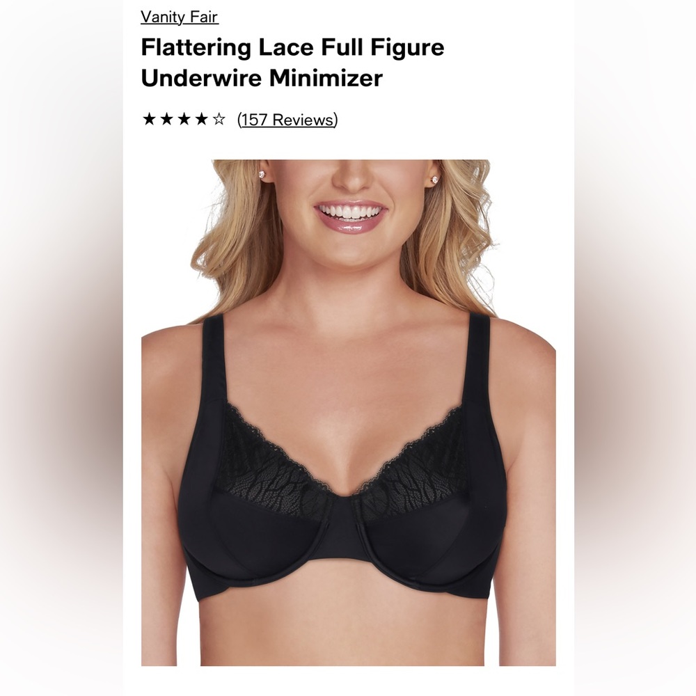 NWT Vanity Fair Bra